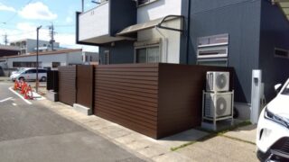 ラティスを設置しました。