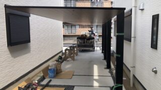 カーポートを設置しました。